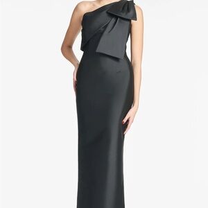 Sachin + Babi Black One-Shoulder Maxi Dress